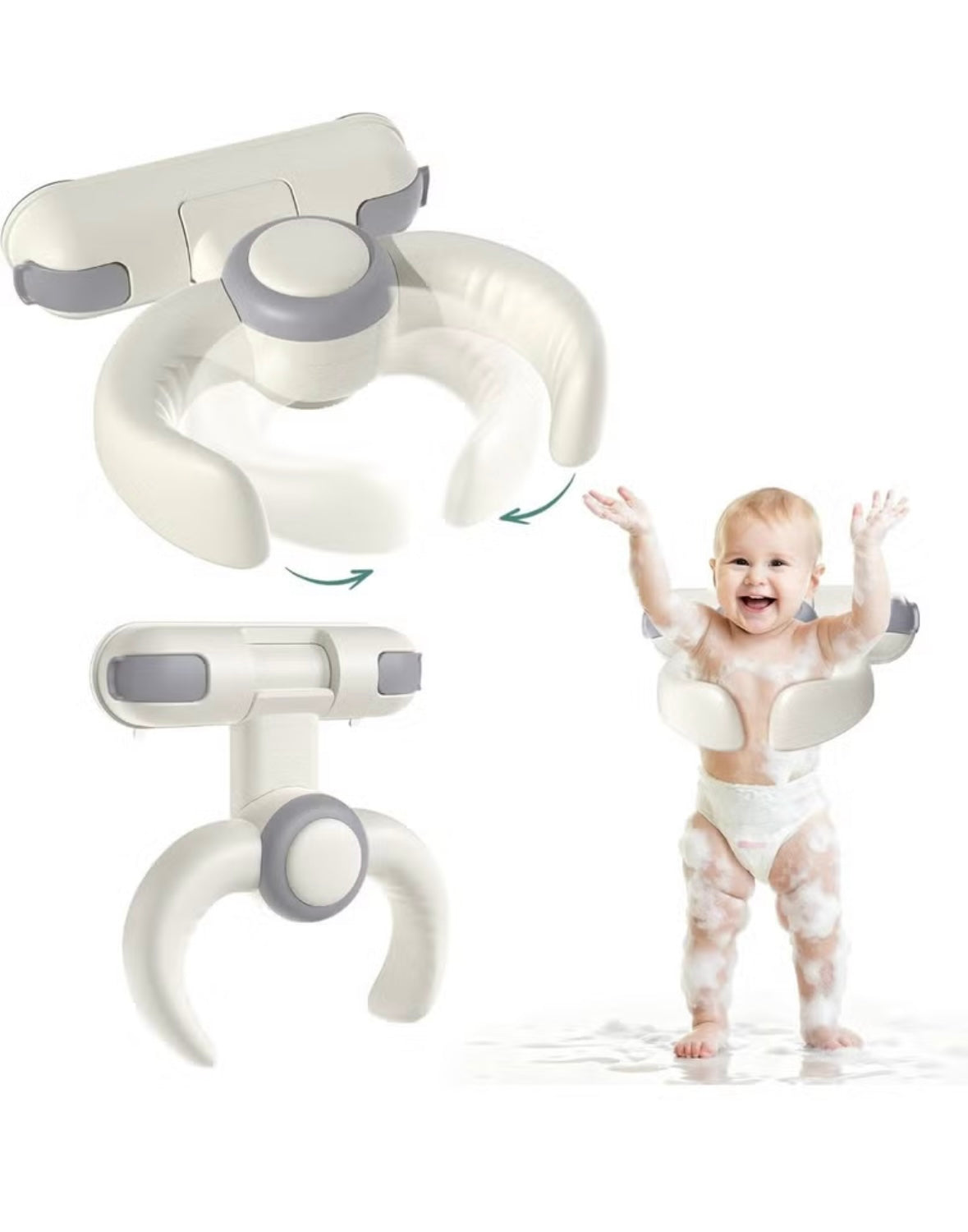 Ergonomic Baby Bath Support Seat for 8 Months - 3 Years