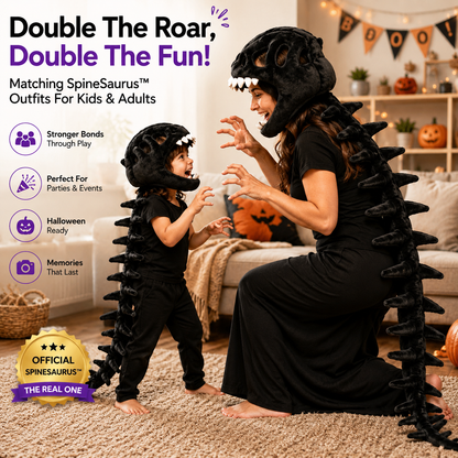 SpineSaurus™ Plush Dino Outfit – Official Color Roar Collection