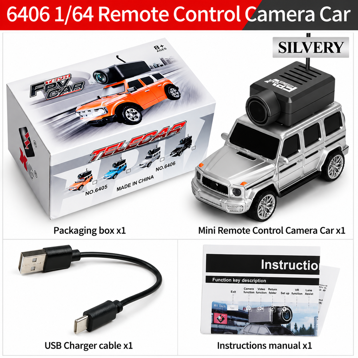 Mini RC Car with HD Camera