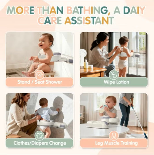 Ergonomic Baby Bath Support Seat for 8 Months - 3 Years