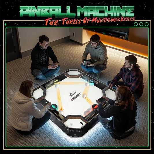 Multiplayer Pinball Game Table with Remote & Auto Scoring