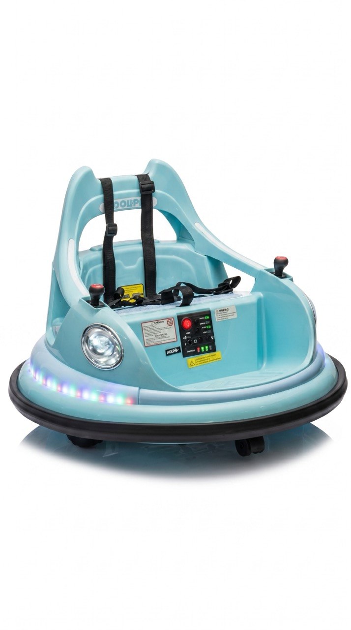 CoolSpin 360° Kids Bumper Car with LED & Remote